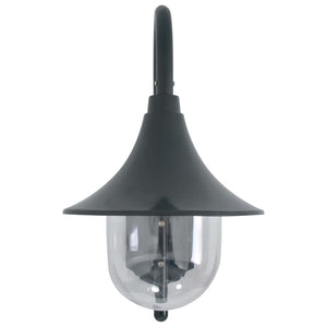 Lampada da Parete da Giardino E27 42 cm Alluminio Verde Scuro 44219