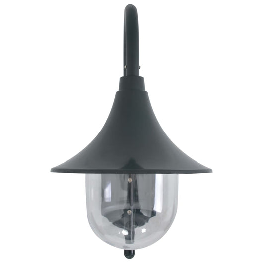 Lampada da Parete da Giardino E27 42 cm Alluminio Verde Scuro 44219
