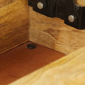 Tavolino da Salotto in Legno Massello di Mango 110x55x35 cm 246320