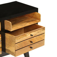 Mobile Porta TV in Legno Massello di Mango 120x30x50 cm 246326