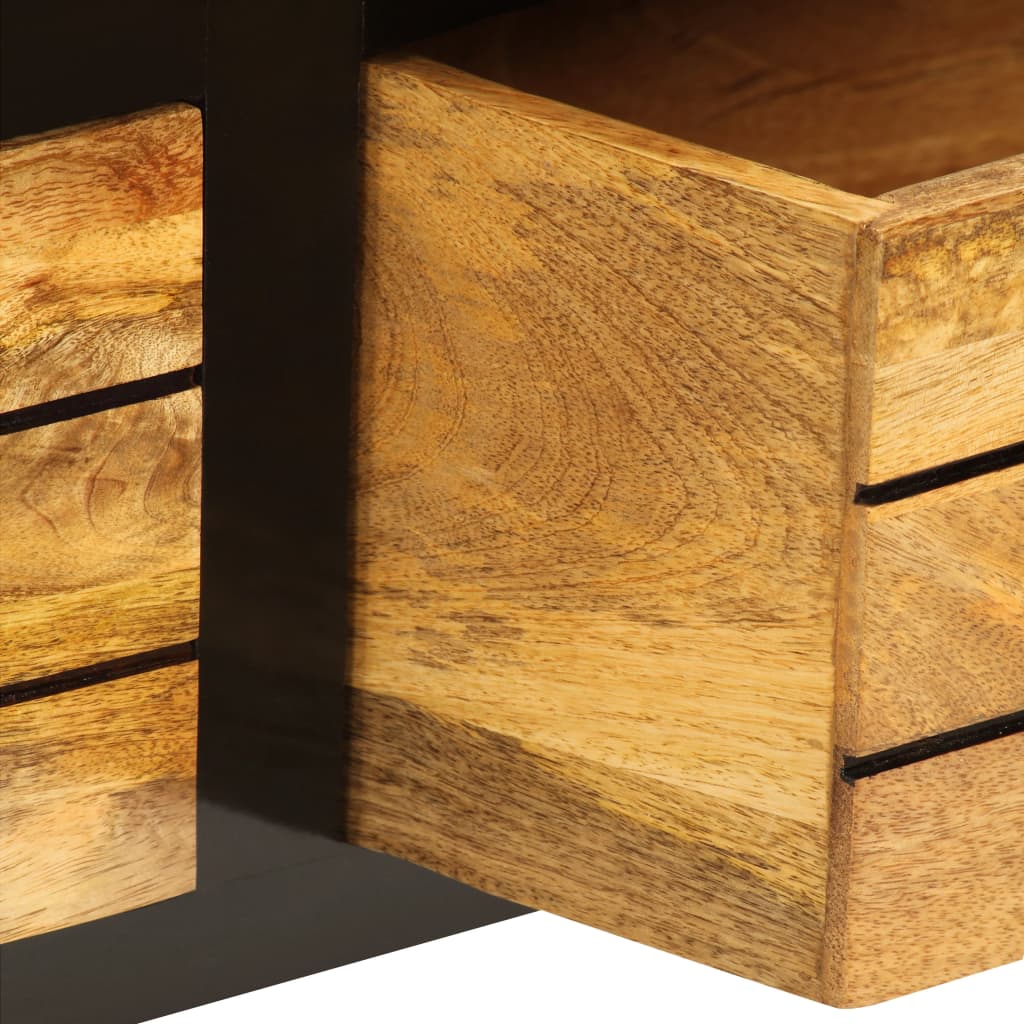 Mobile Porta TV in Legno Massello di Mango 120x30x50 cm 246326