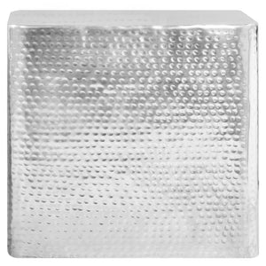 vidaXL Tavolini da Salotto 2 pz Argento in Alluminio