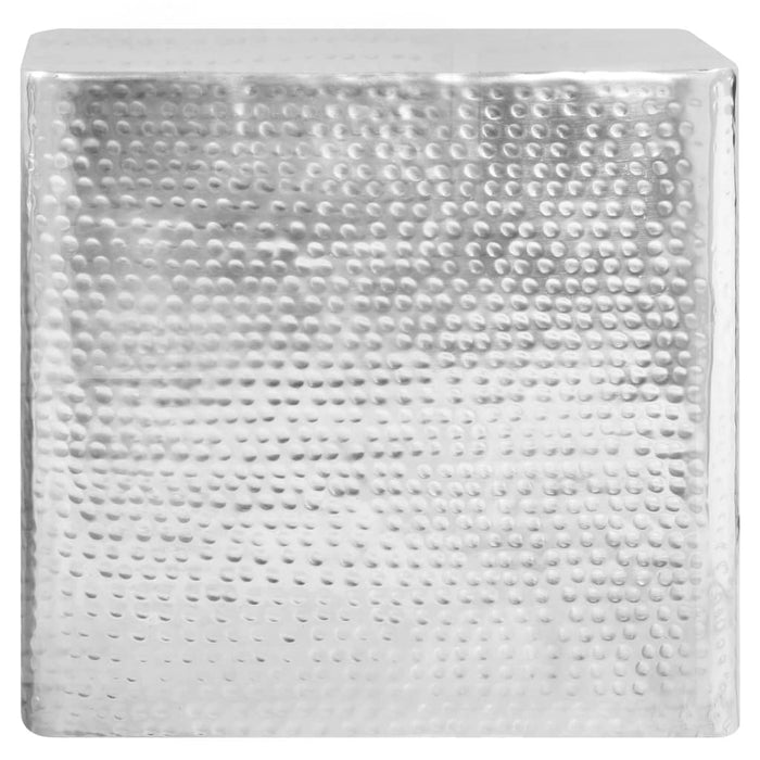 vidaXL Tavolini da Salotto 2 pz Argento in Alluminio