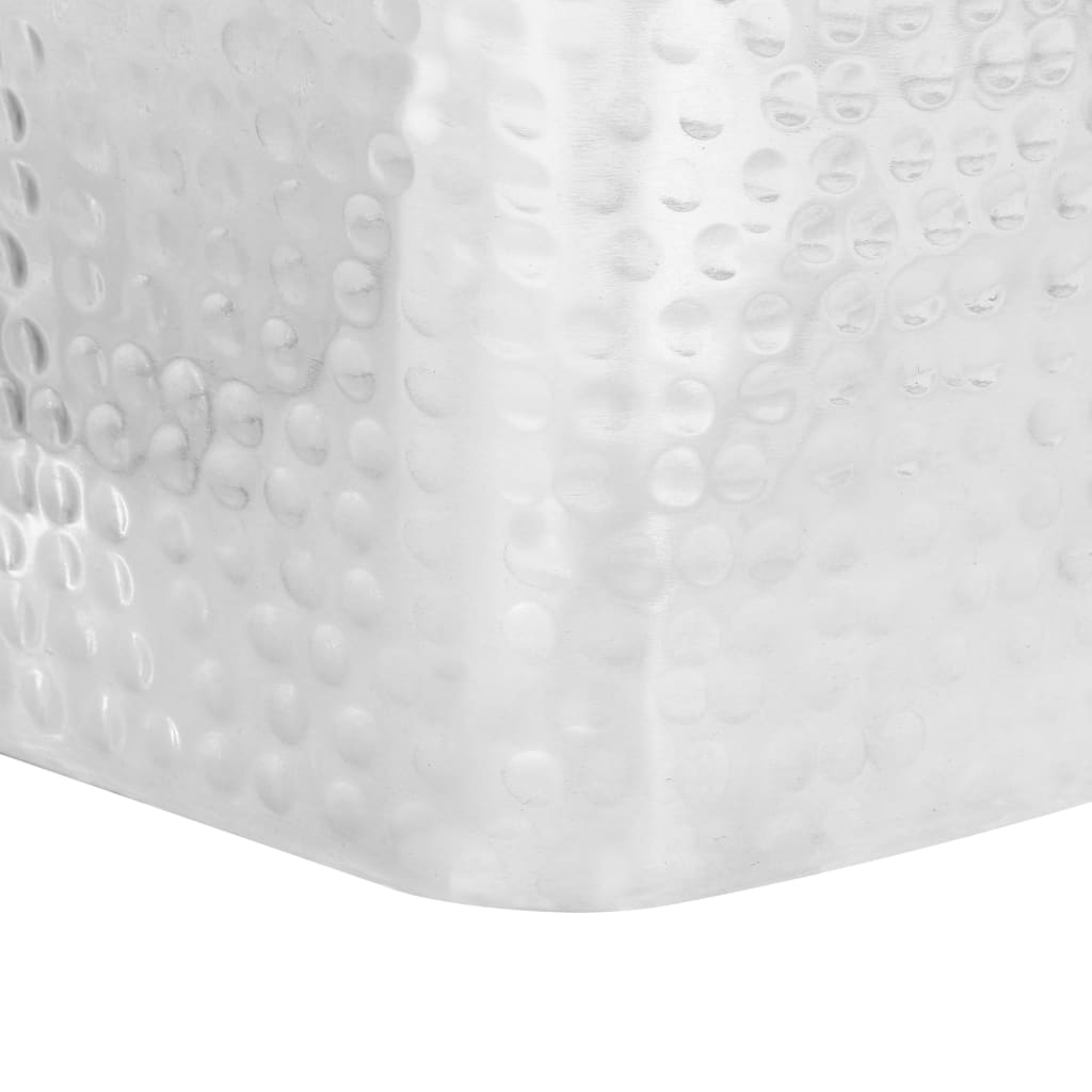 vidaXL Tavolini da Salotto 2 pz Argento in Alluminio