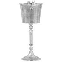 Secchiello per Champagne Alluminio Massiccio 39x29x71cm Argento cod mxl 54620
