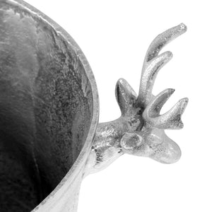 Secchiello per Champagne Alluminio Massiccio 39x29x71cm Argento cod mxl 54620