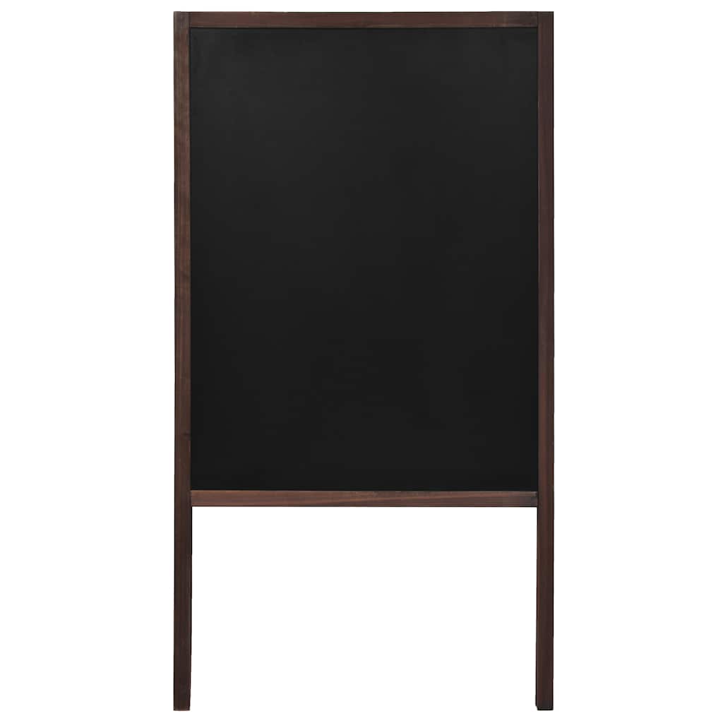 Pannello autoportante bifacciale in legno di cedro 60 x 80 cm nero 02_0045437