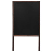 Pannello autoportante bifacciale in legno di cedro 60 x 80 cm nero 02_0045437
