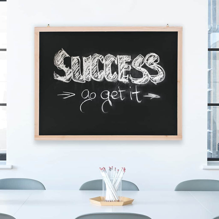 Lavagna a Parete in Legno di Cedro 60x80 cm 246429