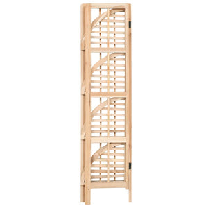 Pratico scaffale angolare di design in legno di cedro 110 cm 2702056/3