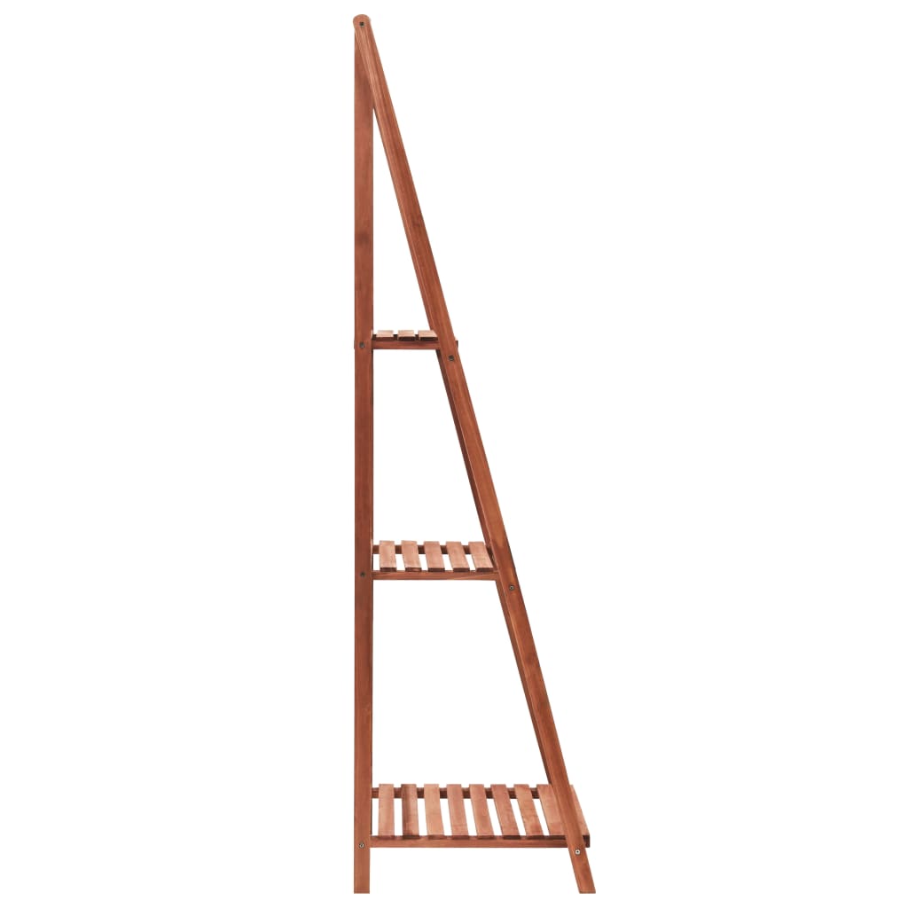 Portavaso per fiori in legno di cedro 45 x 40 x 145 cm marrone 02_0045171