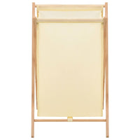 Portabiancheria in Legno di Cedro e Tessuto Beige 42x41x64 cm 246440