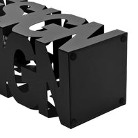 Porta Ombrelli Design in Acciaio Nero 246793