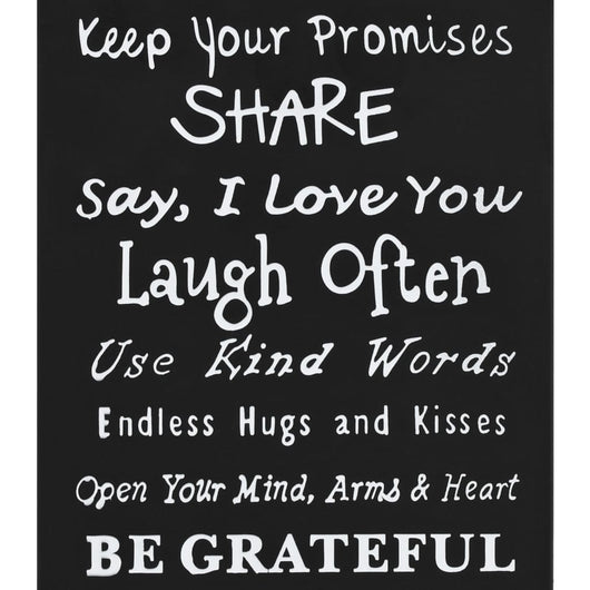 Porta Ombrelli con Scritte in Acciaio Nero 246795