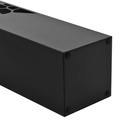 Porta Ombrelli Stile Pietre in Acciaio Nero 246798