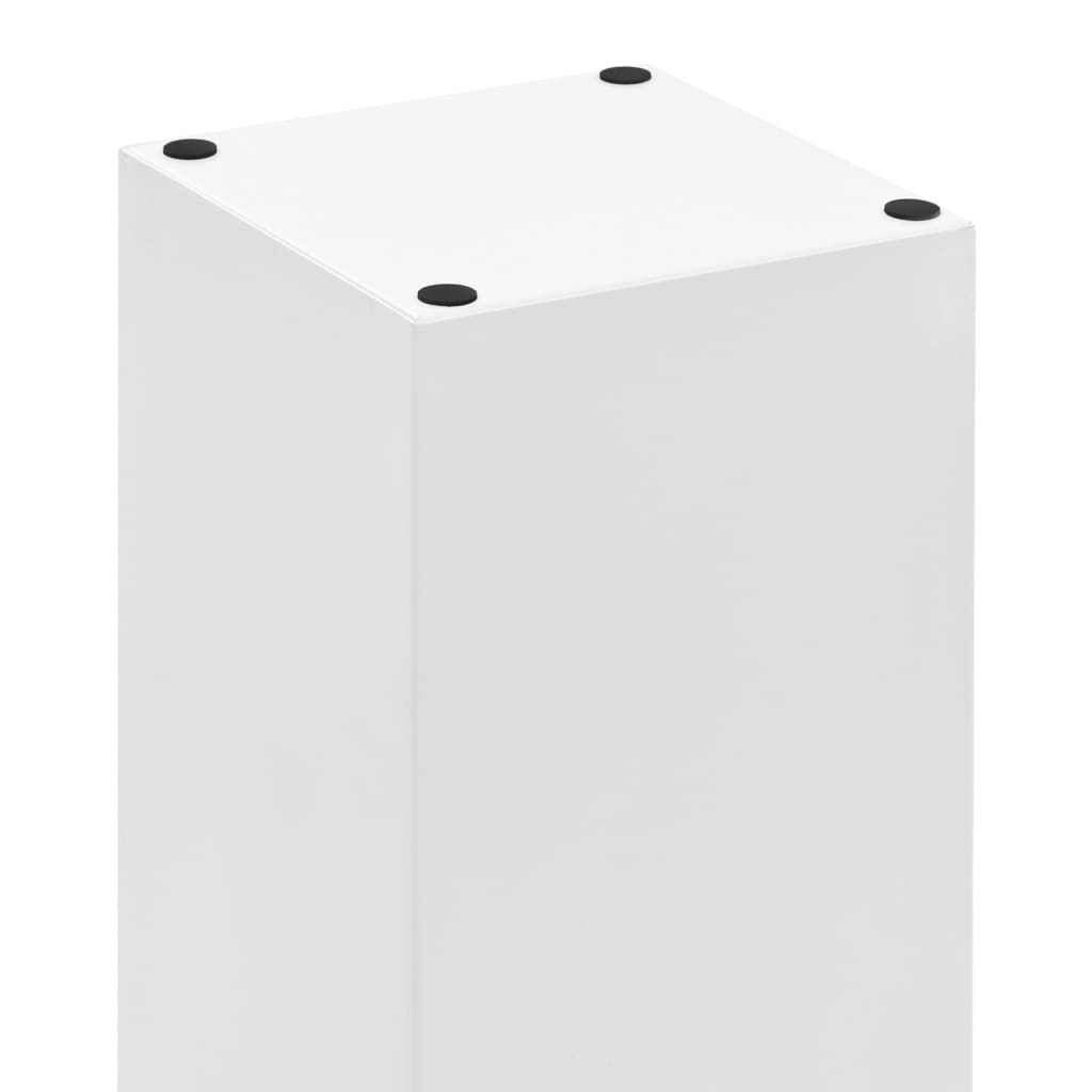 Porta Ombrelli Stile Pietre in Acciaio Bianco 246799