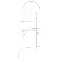 Scaffale da Bagno Bianco 60x33x174 cm 246723