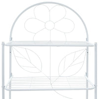 Scaffale da Bagno Bianco 60x33x174 cm 246723