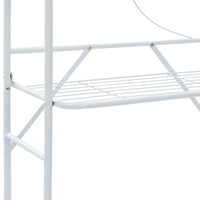 Scaffale da Bagno Bianco 60x33x174 cm 246723