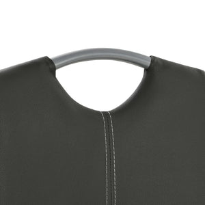 Sedie da Pranzo a Sbalzo 2 pz Grigie in Similpelle cod mxl 9606