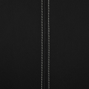 Sedie da Pranzo a Sbalzo 4 pz Nere in Similpelle 246194