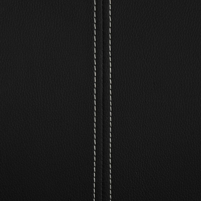 Sedie da Pranzo a Sbalzo 4 pz Nere in Similpelle cod mxl 8809