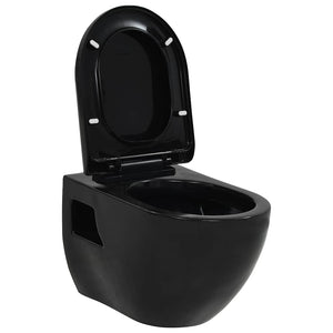 WC Sospeso in Ceramica Nera cod mxl 126318