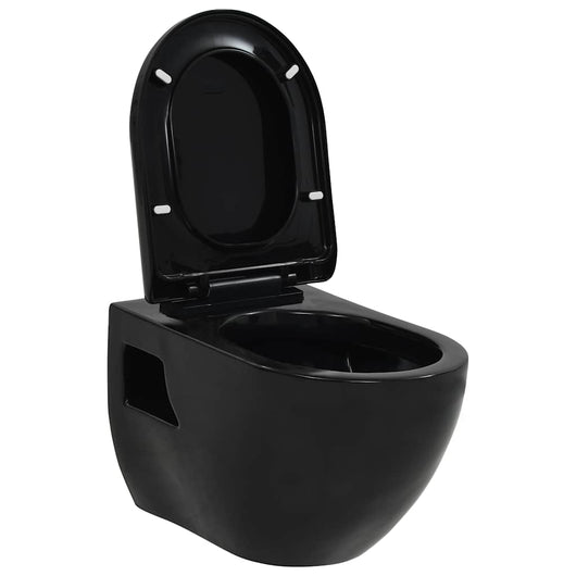 WC Sospeso in Ceramica Nera cod mxl 126318