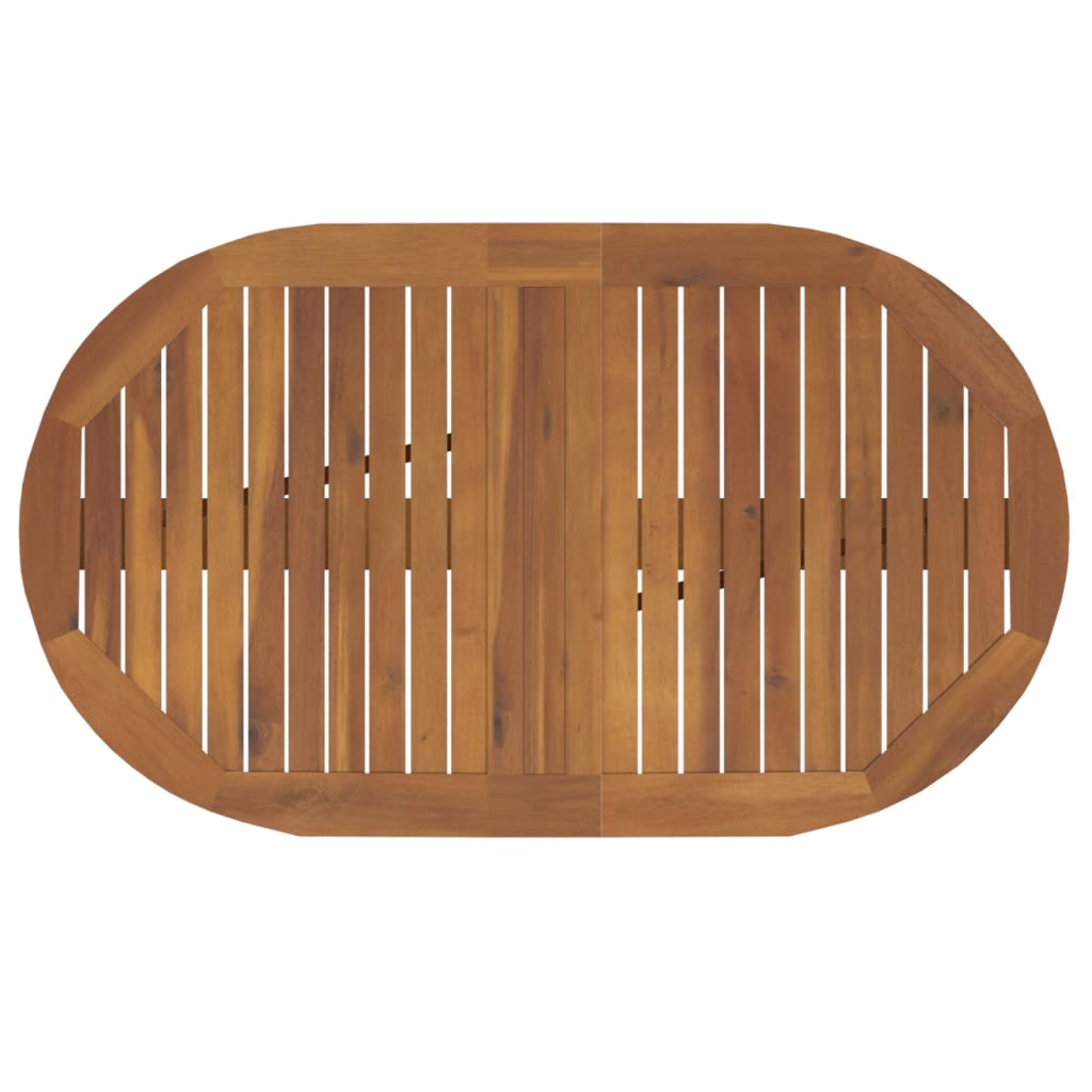 Set da Pranzo da Giardino 5 pz in Legno Massello di Acacia 44020