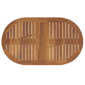 Set da Pranzo da Giardino 5 pz in Legno Massello di Acacia 44020