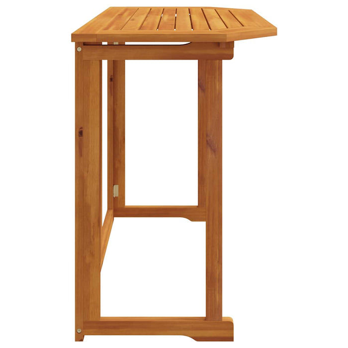 Tavolo da Bistrot 90x50x75 cm in Legno Massello di Acacia 44039