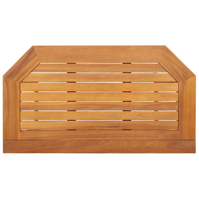 Tavolo da Bistrot 90x50x75 cm in Legno Massello di Acacia 44039