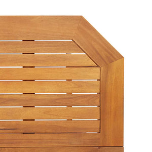 Tavolo da Bistrot 90x50x75 cm in Legno Massello di Acacia 44039