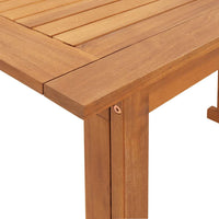Tavolo da Bistrot 90x50x75 cm in Legno Massello di Acacia 44039