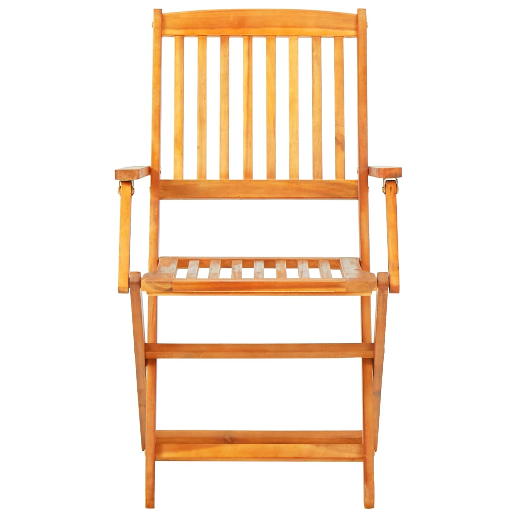 Set da pranzo pieghevole da esterno 5 pezzi in legno massello di acacia 02_0014708