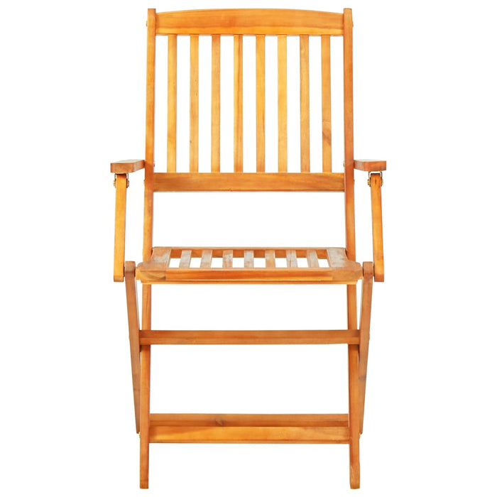 Set da pranzo pieghevole da esterno 5 pezzi in legno massello di acacia 02_0014708