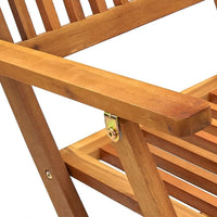 Set da Pranzo da Giardino 7 pz Pieghevole in Massello di Acacia 44057