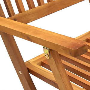 Set da Pranzo da Giardino 7 pz Pieghevole in Massello di Acacia 44057