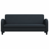 Set Divani 2 pz in Similpelle Nero 275227