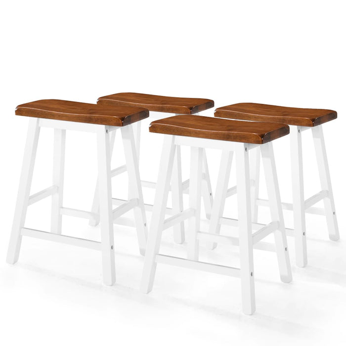 Set Tavolo da Bar e Sgabelli 5 pz in Legno Massello 275232