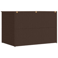 Baule da Giardino Marrone 150x100x100 cm in Polyrattan 44246