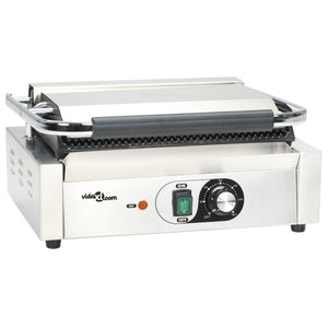 Griglia per Panini Scanalata 2200 W 43x30,5x20cm  cod mxl 70512