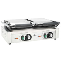 Doppia Griglia per Panini Scanalata 3600 W 57x30,5x20 cm cod mxl 66203