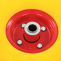 Ruote Carrello a Mano 4 pz in PU Solido 3.00-4 (260x85) 142974