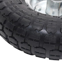 Ruote Carrello a Mano 2 pz in Gomma 4.10/3.50-4 (260x83) 142975