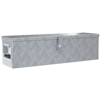 Cassetta in Alluminio 80,5x22x22 cm Argento 142937