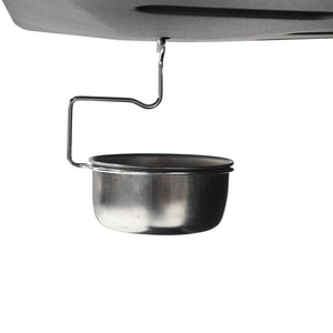 Barbecue Griglia a Gas con 6 Fornelli Acciaio Nero 44282