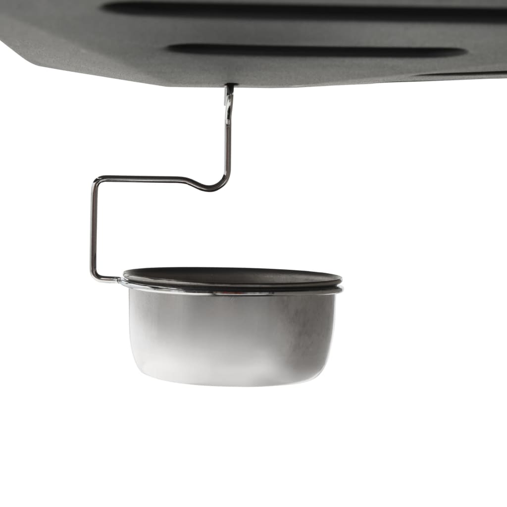 Barbecue Griglia a Gas 6 Fornelli Acciaio Inossidabile Argento 44286