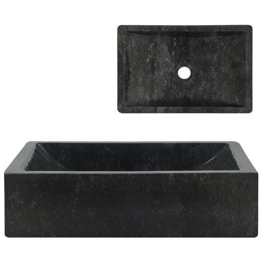 Lavabo lavabo 45 x 30 x 12 cm marmo nero 02_0002554
