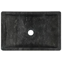 Lavabo lavabo 45 x 30 x 12 cm marmo nero 02_0002554